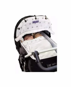 elementsforkids Dooky Cover Silver Stars*Kinder Kinderwagen Zubehör