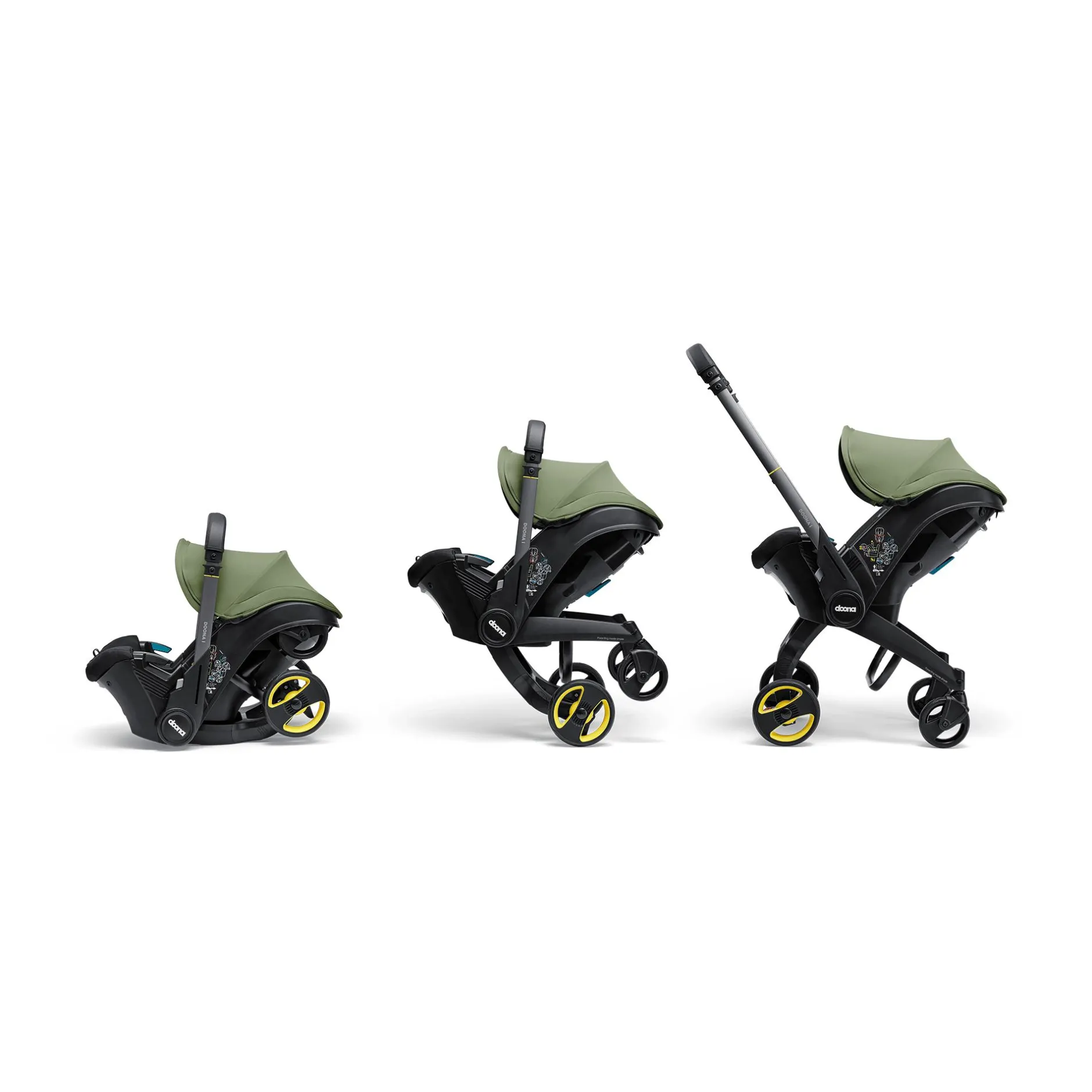 doona i Desert Green*Kinder Babyschalen 0-13 Kg, Gruppe 0+