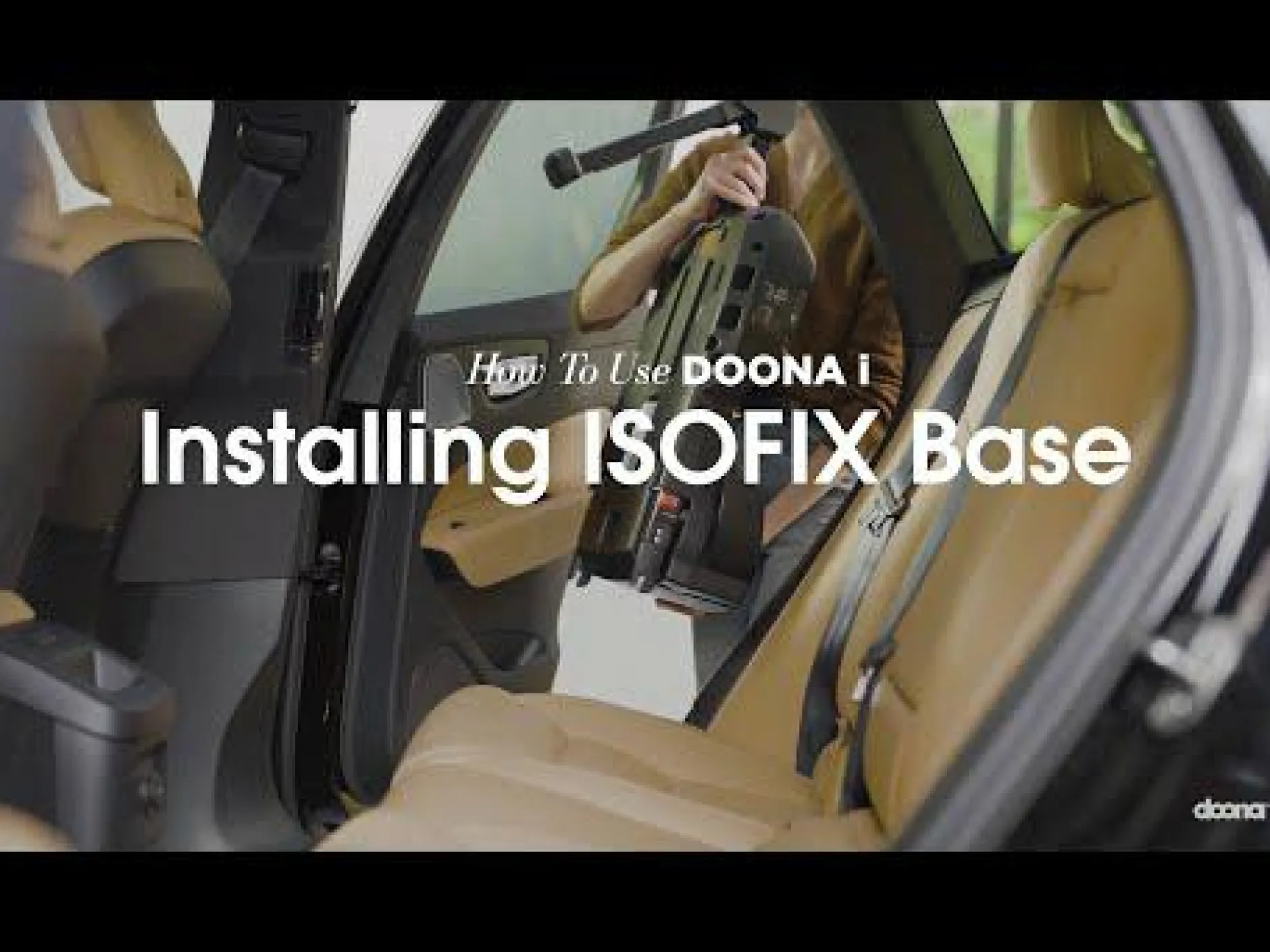 doona i ISOFIX-Basis*Kinder Isofix Stationen