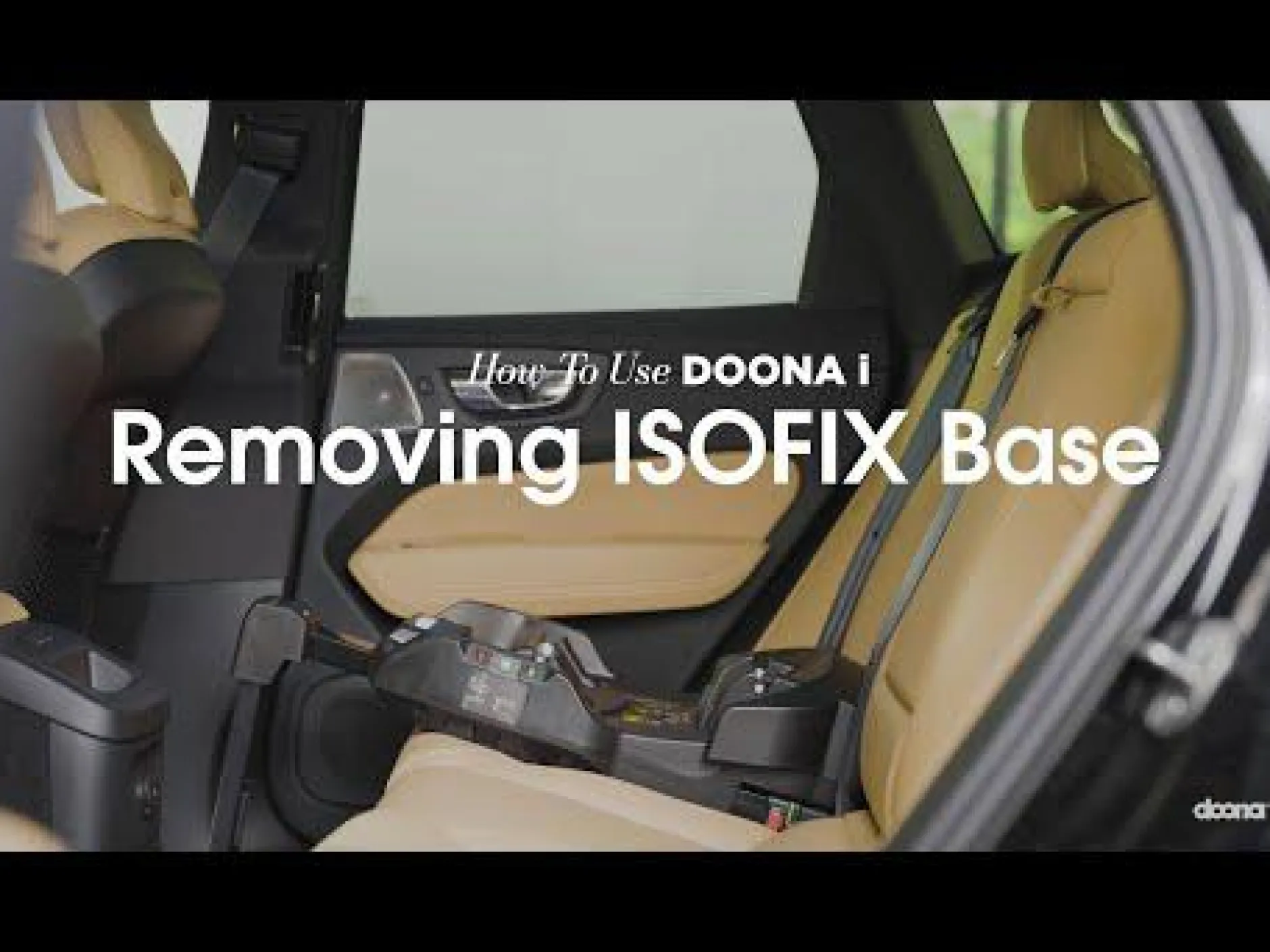 doona i ISOFIX-Basis*Kinder Isofix Stationen