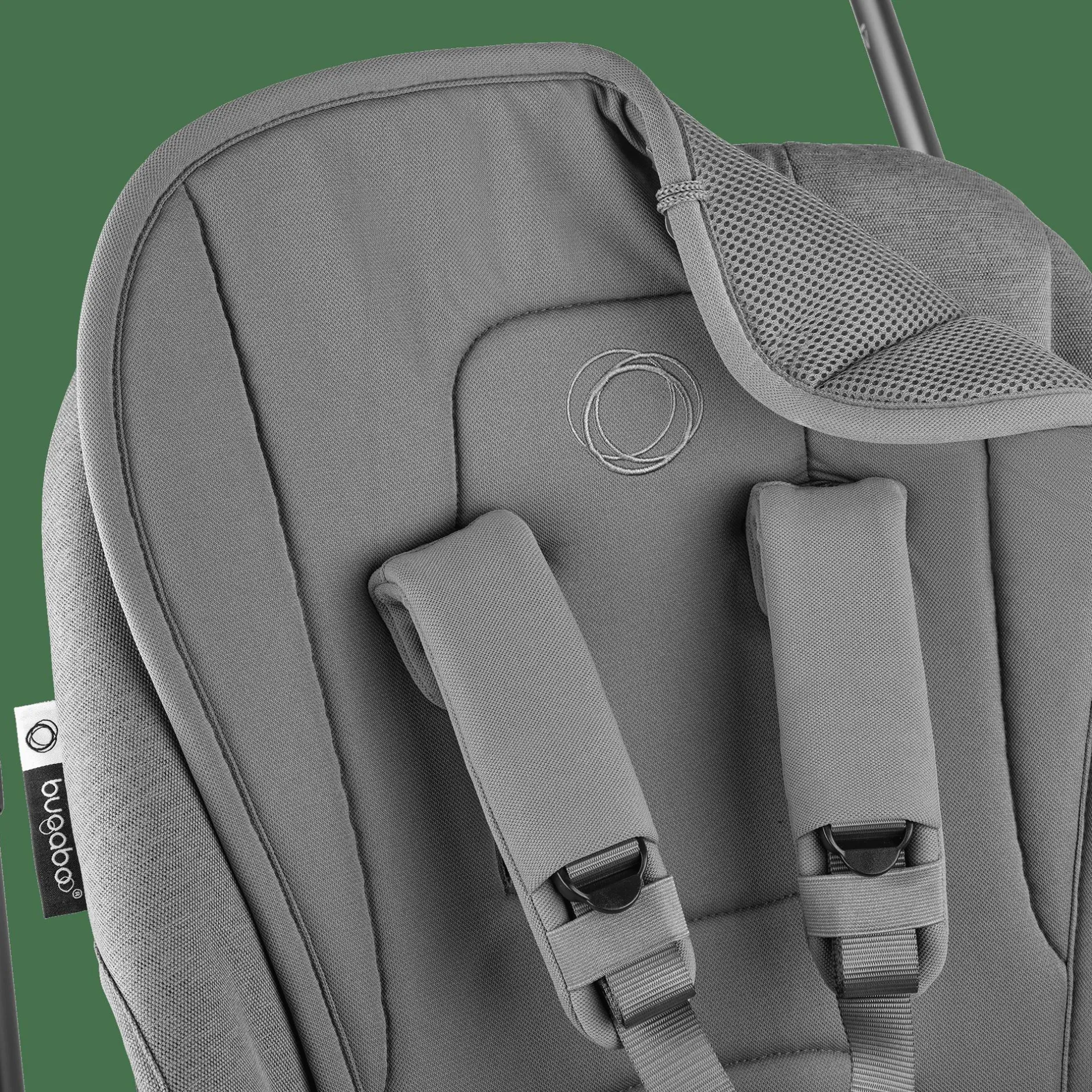 bugaboo Doppelkomfort-Sitzauflage Moon Grey*Kinder Kinderwagen Zubehör