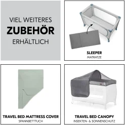 hauck Dream N Play Plus Dusty Blue* Reisebetten & Zubehör