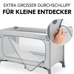 hauck Dream N Play Plus Dusty Blue* Reisebetten & Zubehör