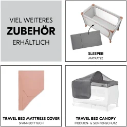 hauck Dream N Play Plus Dusty Cork* Reisebetten & Zubehör