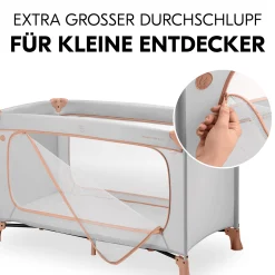 hauck Dream N Play Plus Dusty Cork* Reisebetten & Zubehör