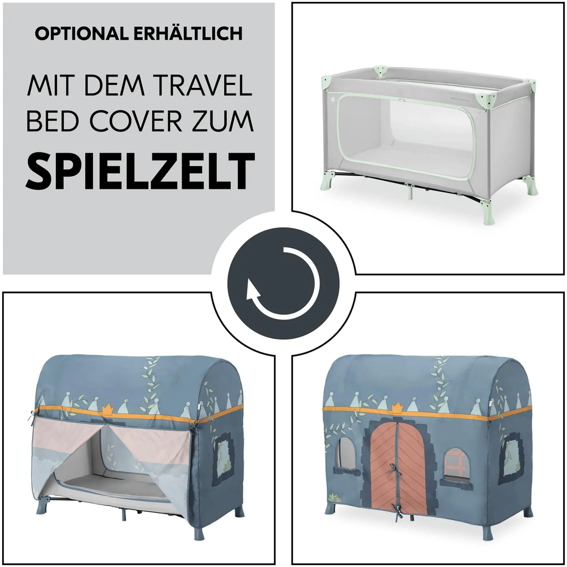 hauck Dream N Play Plus Dusty Mint* Reisebetten & Zubehör