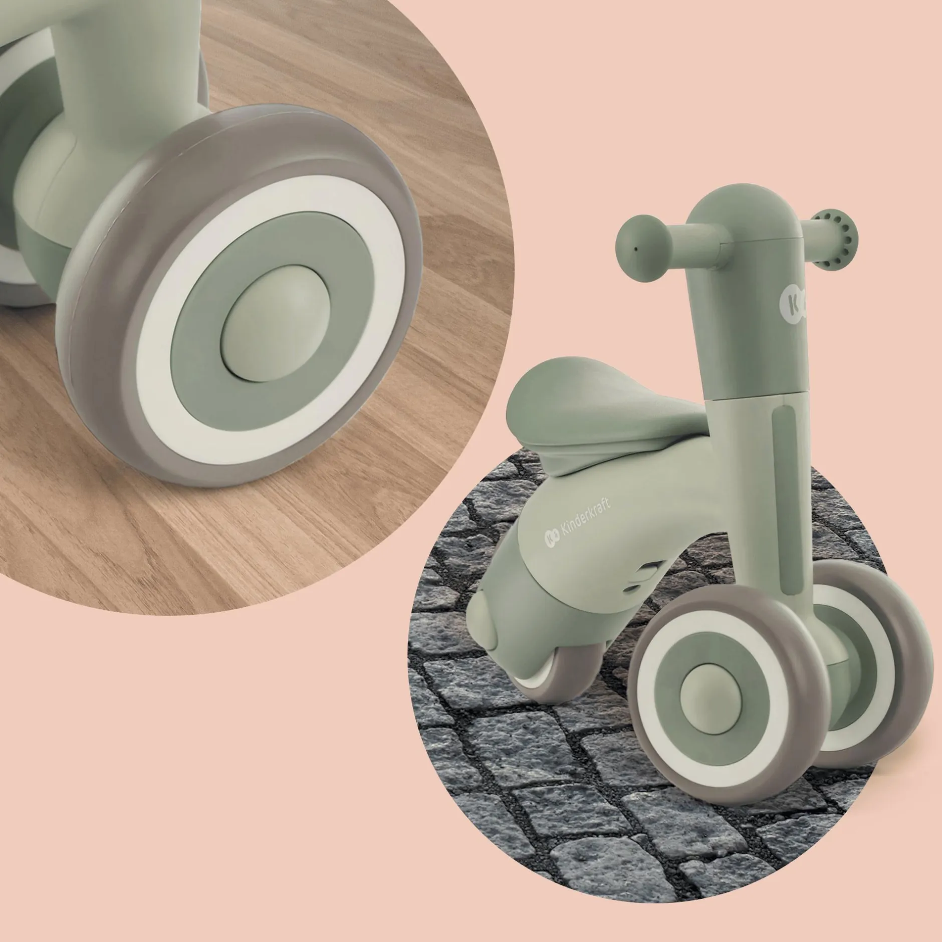 Kinderkraft Dreirad MINIBI Leaf Green*Kinder Kinderfahrzeuge