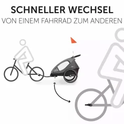 hauck Dryk Duo Kupplung* Fahrradanhänger Zubehör|Fahrradanhänger