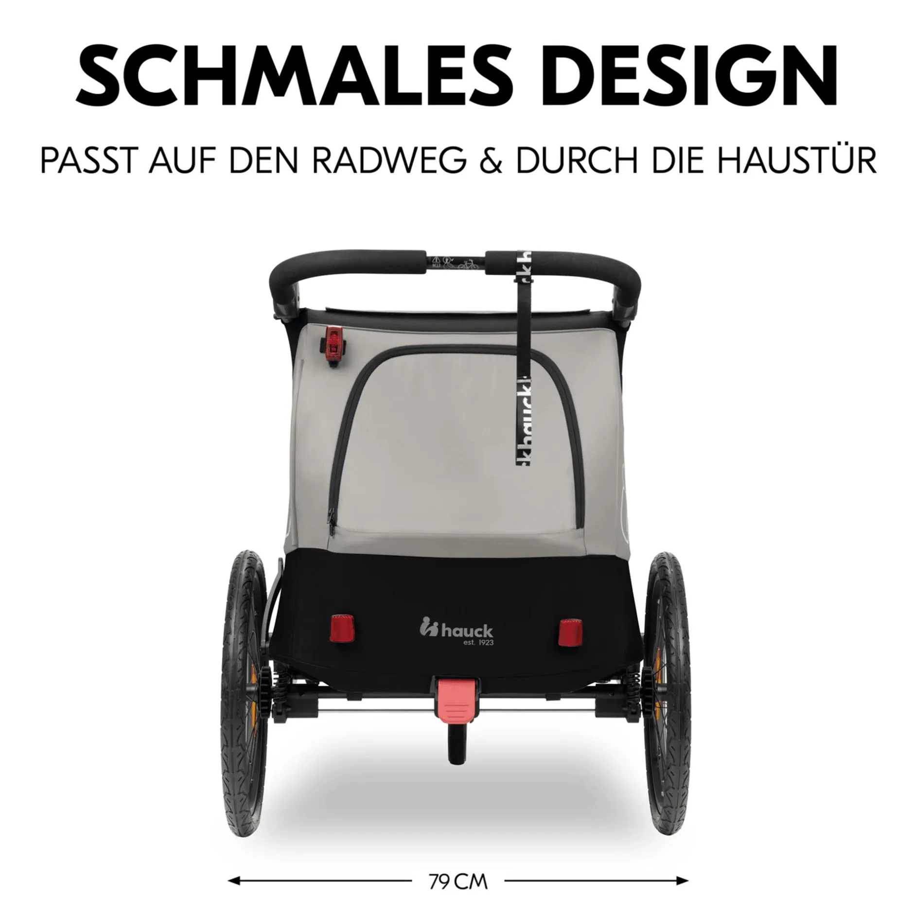 hauck Dryk Duo Plus Black* Fahrradanhänger