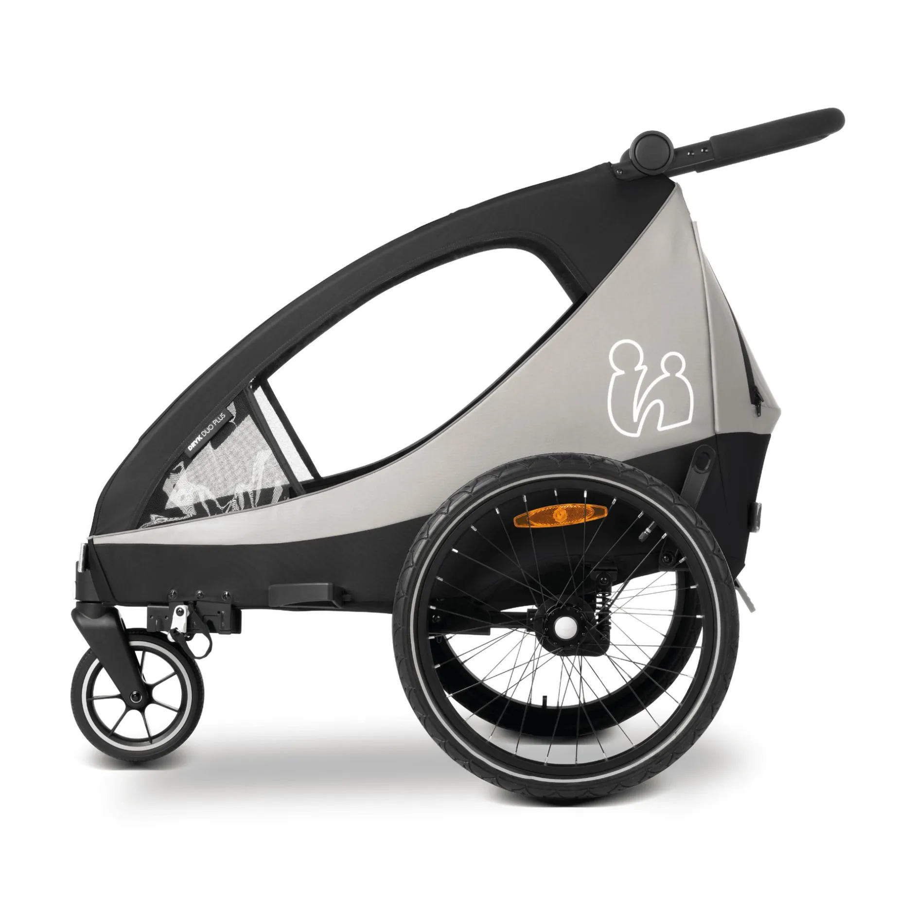 hauck Dryk Duo Plus Black* Fahrradanhänger