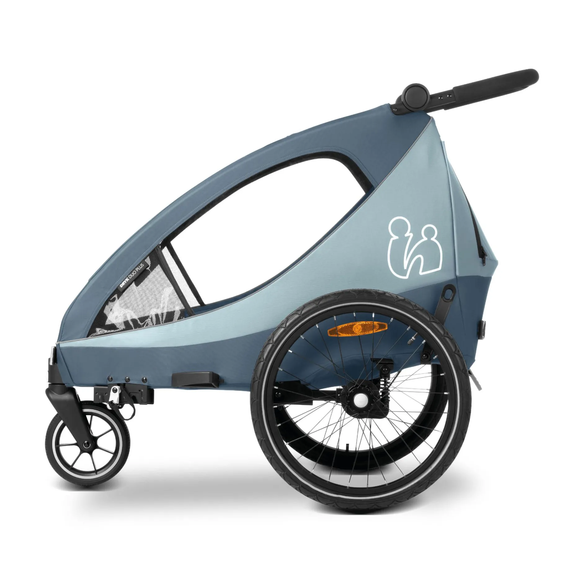 hauck Dryk Duo Plus Dark Blue* Fahrradanhänger