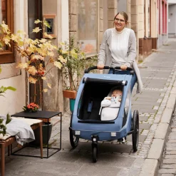 hauck Dryk Duo Plus Dark Blue* Fahrradanhänger