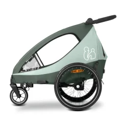 hauck Dryk Duo Plus Dark Green* Fahrradanhänger