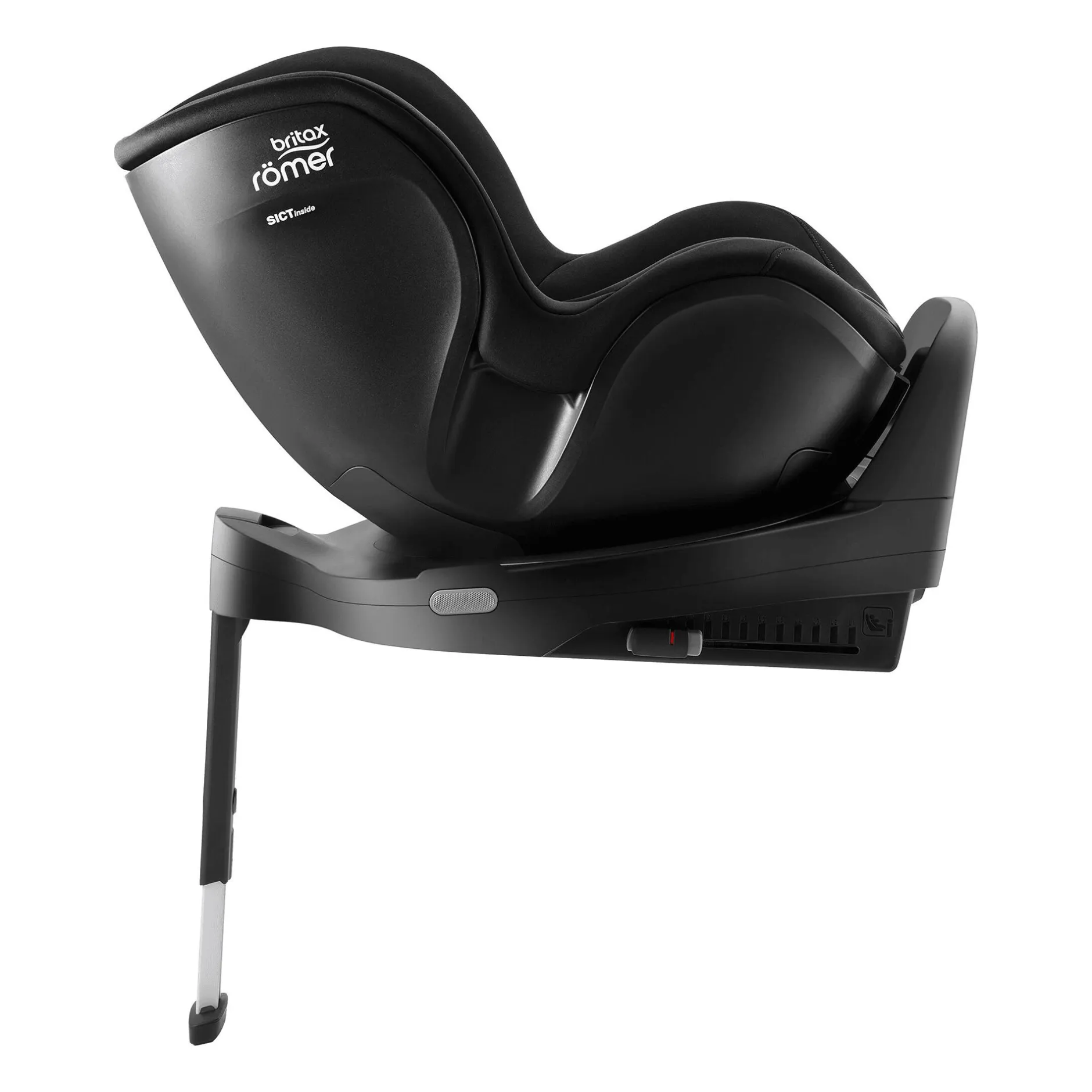 Britax Diamond DUALFIX PRO Classic Deep Black Diamond*Kinder Reboarder 0-18 Kg, Gruppe 0+/1