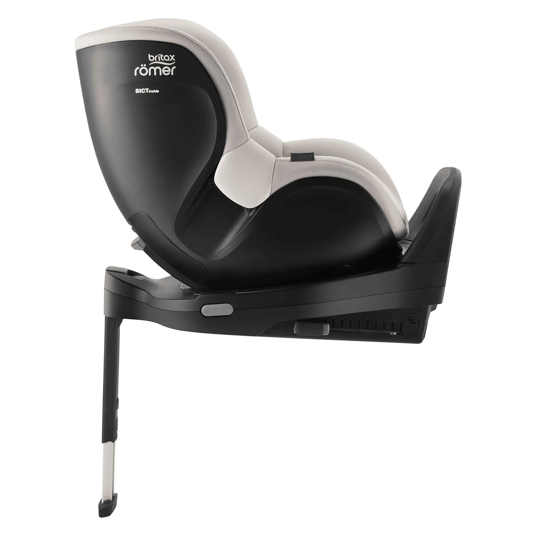 Britax Diamond DUALFIX PRO Lux Soft Taupe Diamond*Kinder Reboarder 0-18 Kg, Gruppe 0+/1