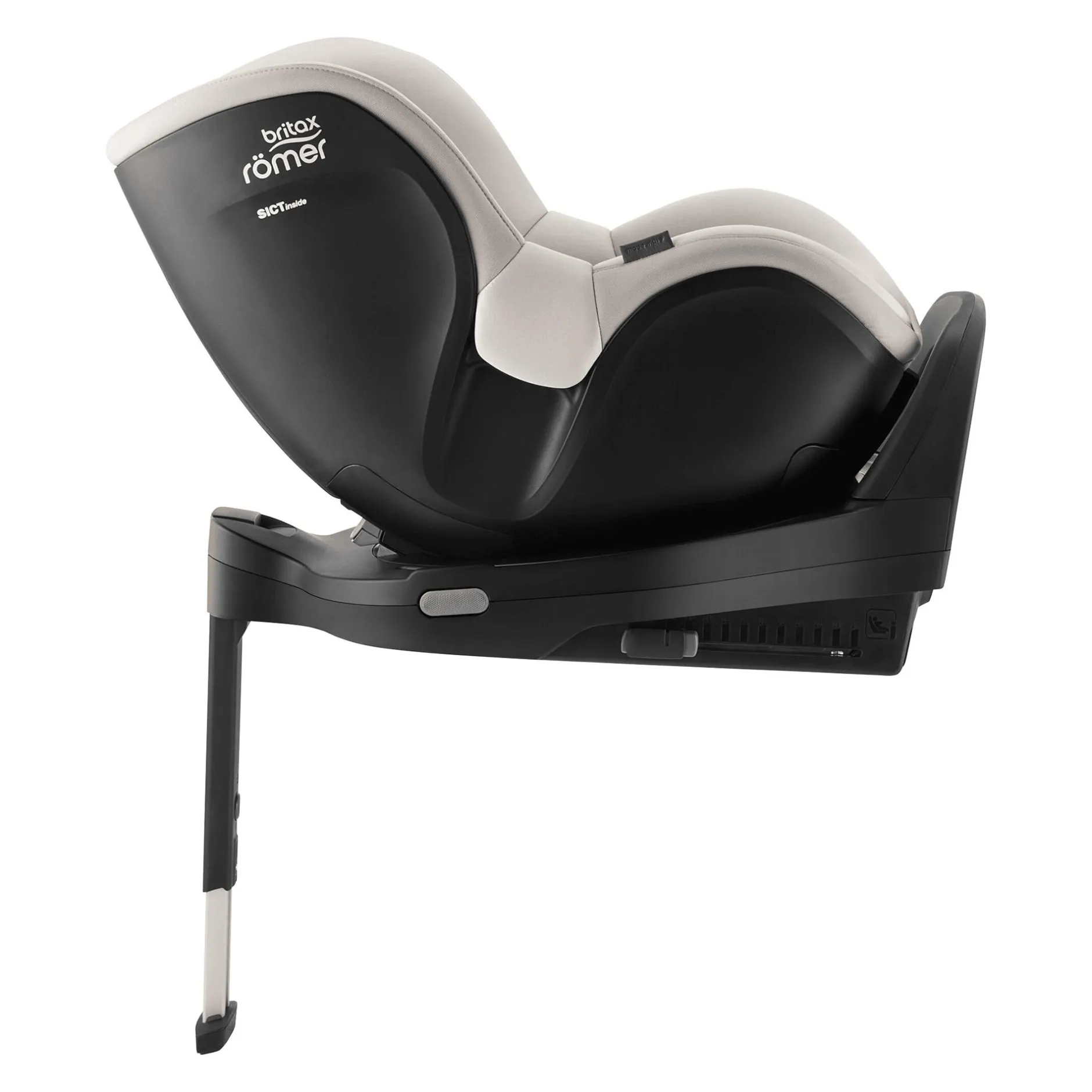 Britax Diamond DUALFIX PRO Lux Soft Taupe Diamond*Kinder Reboarder 0-18 Kg, Gruppe 0+/1