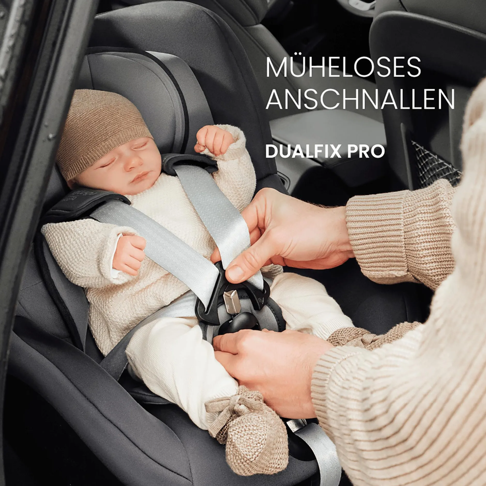 Britax Diamond DUALFIX PRO M Classic Deep Grey Diamond*Kinder Reboarder 0-18 Kg, Gruppe 0+/1