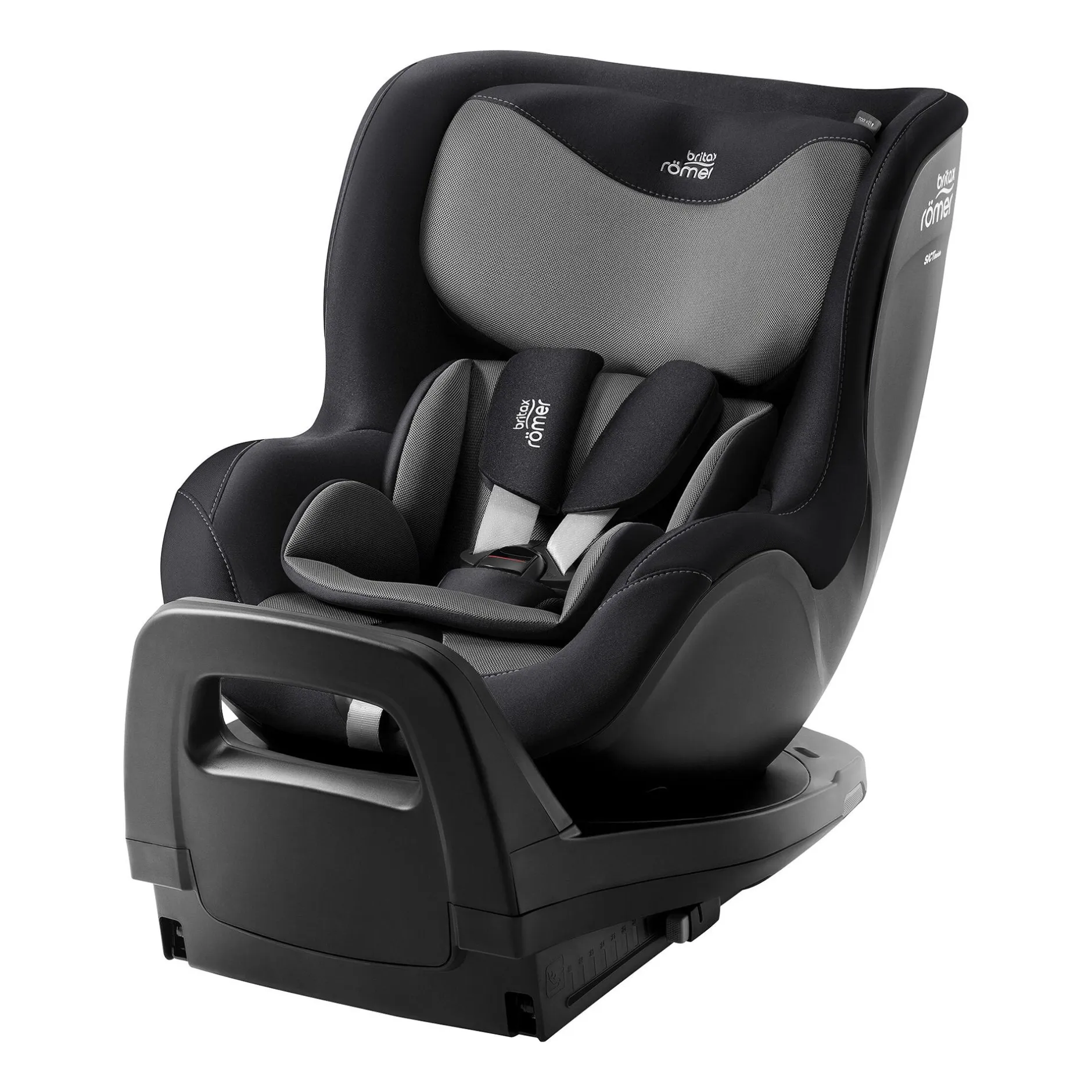 Britax Ru00f6mer Dualfix Pro M Dusty Black Select*Kinder Kindersitze Isofix|Reboarder 0-18 Kg, Gruppe 0+/1