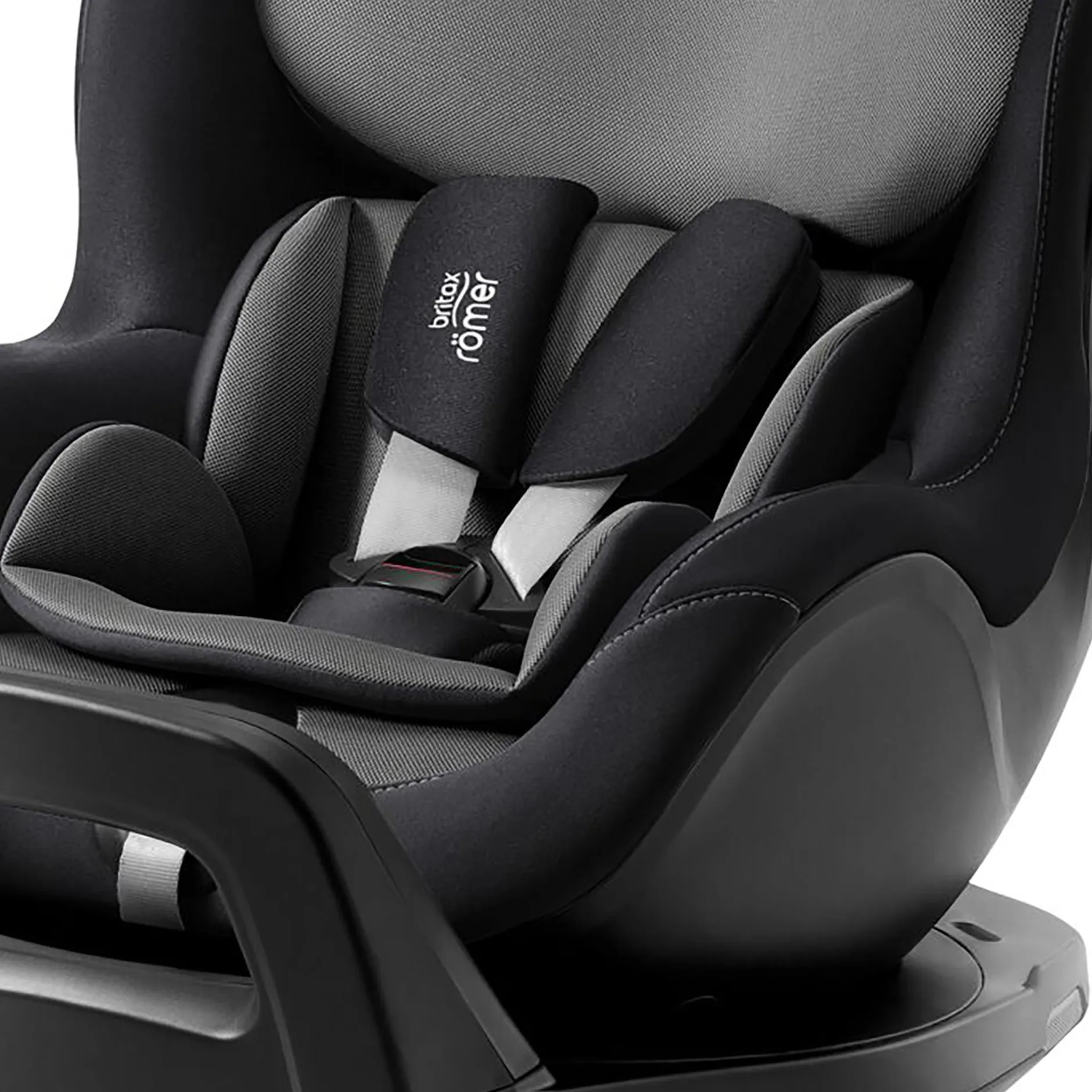 Britax Ru00f6mer Dualfix Pro M Dusty Black Select*Kinder Kindersitze Isofix|Reboarder 0-18 Kg, Gruppe 0+/1