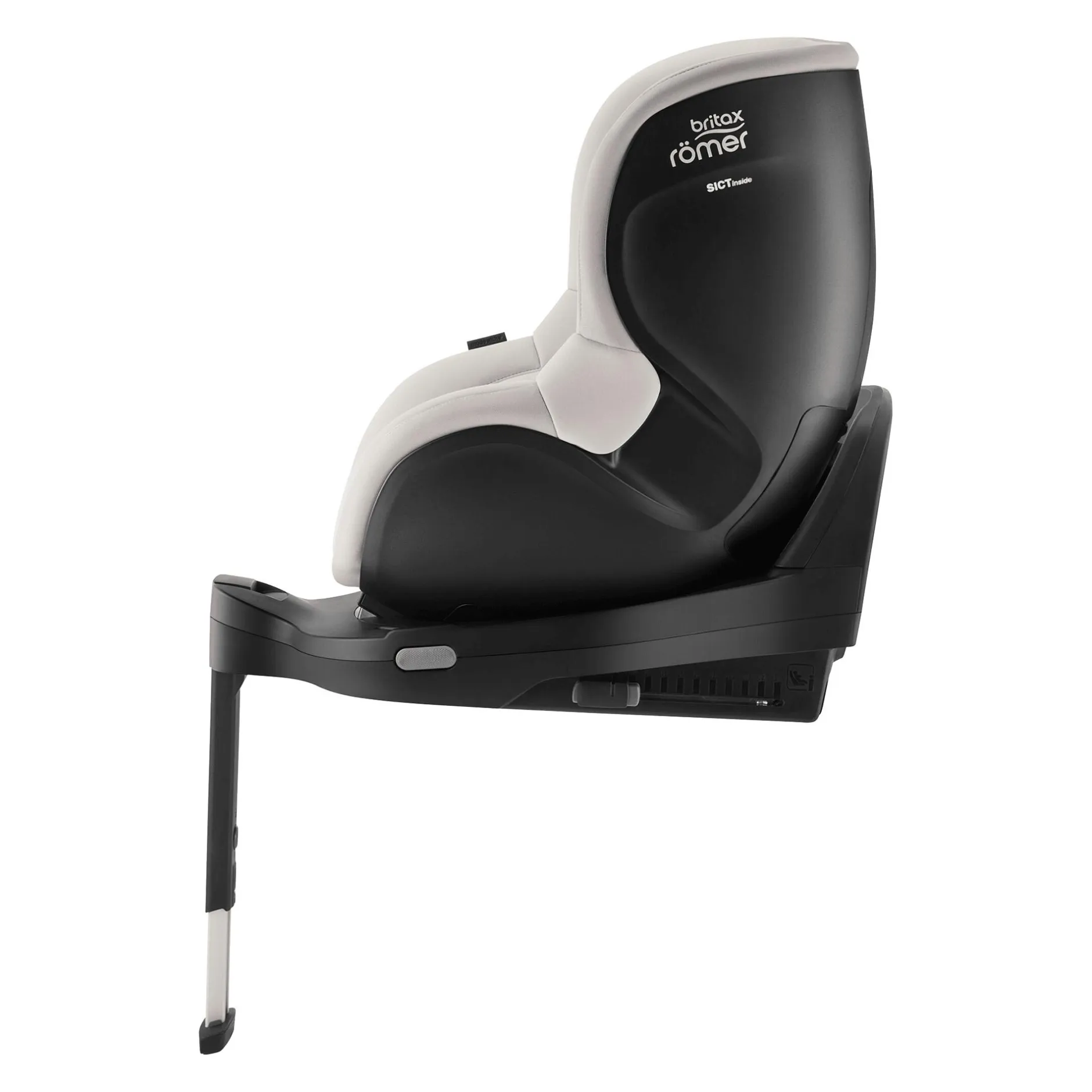 Britax Diamond DUALFIX PRO M Lux Soft Taupe Diamond*Kinder Reboarder 0-18 Kg, Gruppe 0+/1