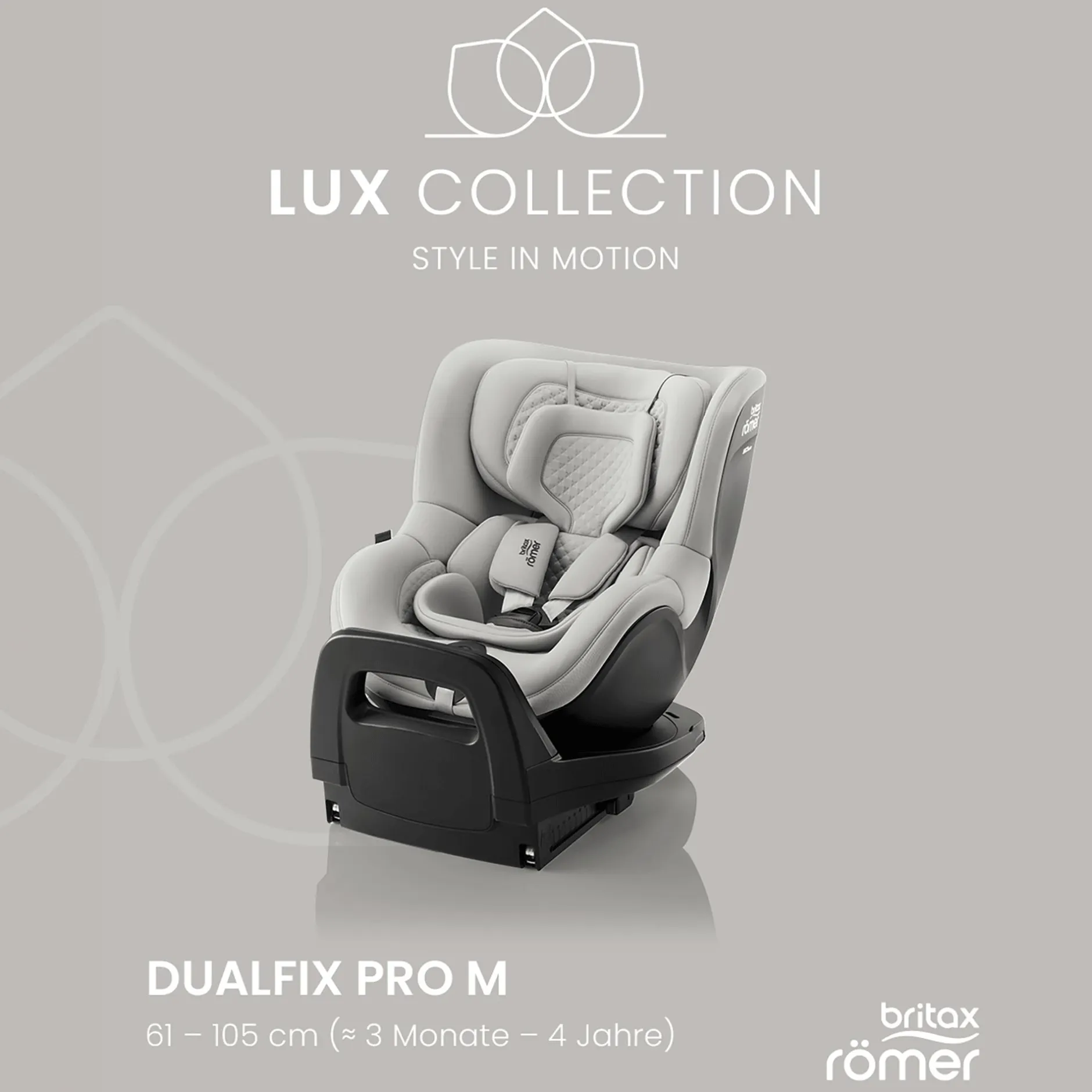 Britax Diamond DUALFIX PRO M Lux Urban Olive Diamond*Kinder Reboarder 0-18 Kg, Gruppe 0+/1