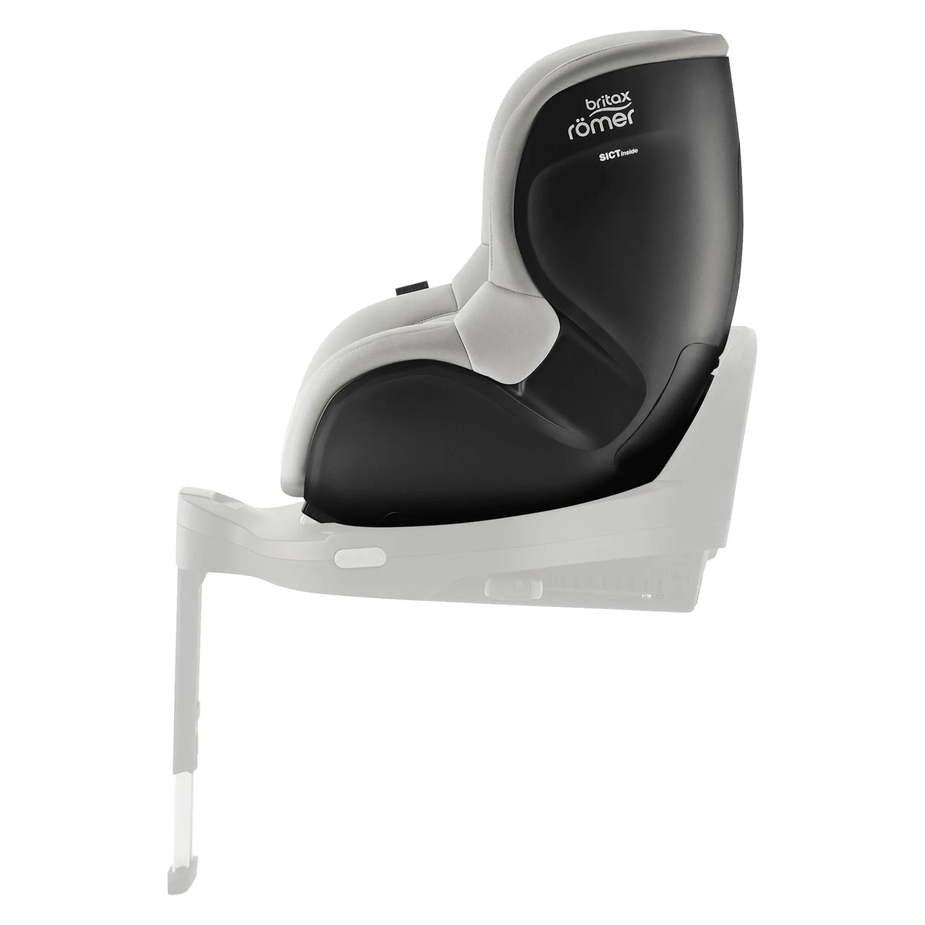 Britax Diamond DUALFIX 5Z Lux Linen Grey Diamond*Kinder Reboarder 0-18 Kg, Gruppe 0+/1