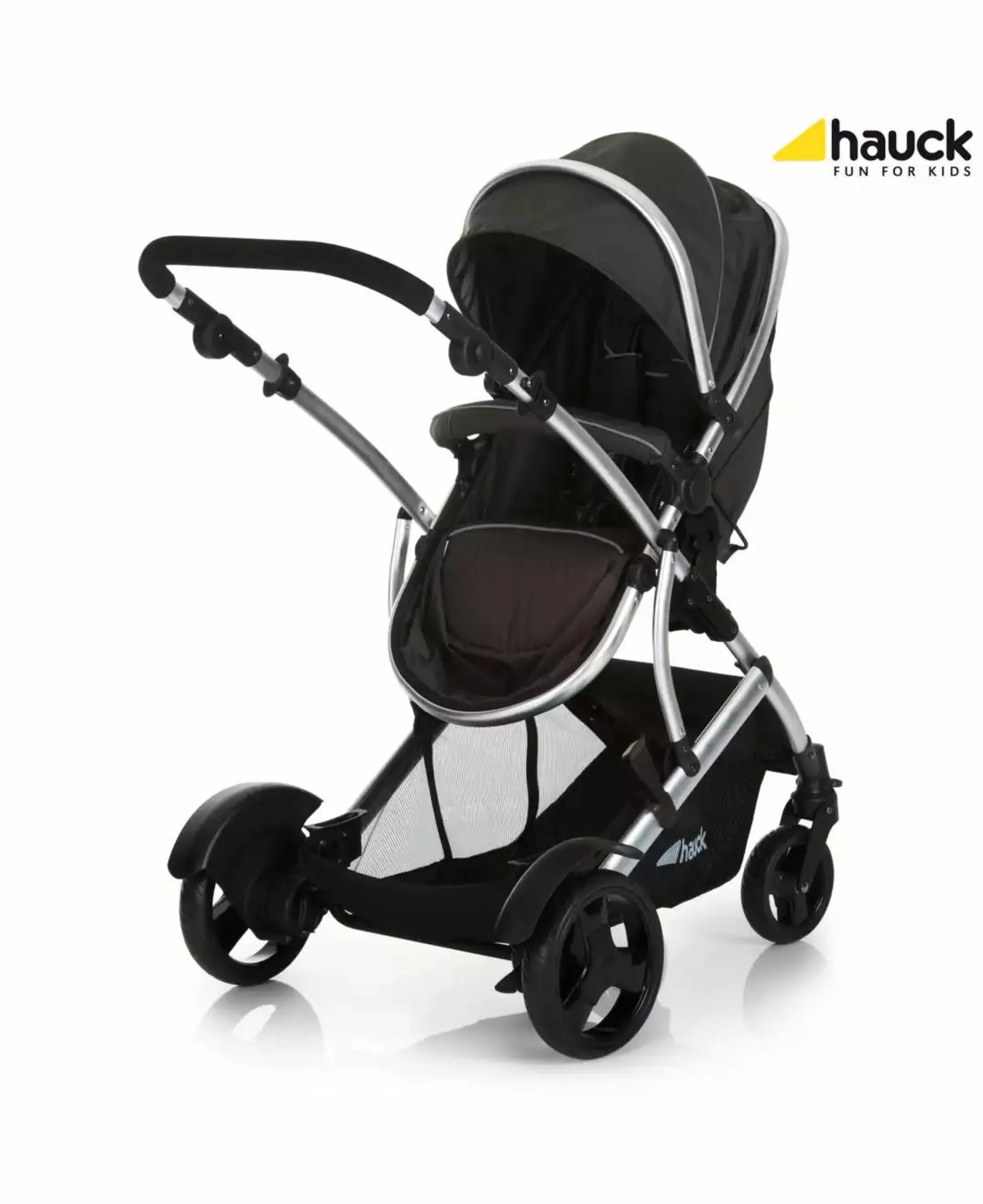 hauck Duett 2 black*Kinder Zwillingswagen & Geschwisterwagen