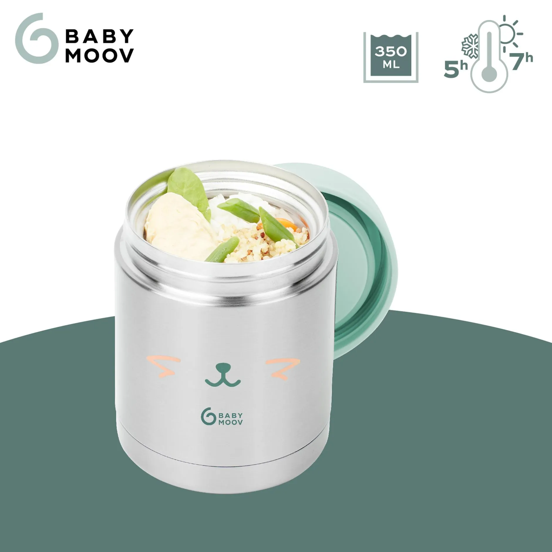 babymoov Edelstahl Warmhaltebox EAT'S ISY* Nahrungsbehälter