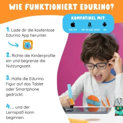 EDURINO Lernfigur Asa - Unsere Natur*Kinder Lernspielzeug|Spielzeug Ab 4 Jahren