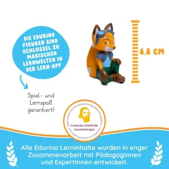 EDURINO Lernfigur Mika - Erstes Lesen & Schreiben*Kinder Lernspielzeug|Spielzeug Ab 4 Jahren