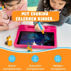 EDURINO Lernfigur Mika - Erstes Lesen & Schreiben*Kinder Lernspielzeug|Spielzeug Ab 4 Jahren