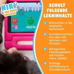 EDURINO Lernfigur Niki - Erstes Englisch*Kinder Lernspielzeug|Spielzeug Ab 4 Jahren
