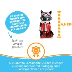 EDURINO Lernfigur Robin - Zahlen & Mengen*Kinder Lernspielzeug|Spielzeug Ab 4 Jahren