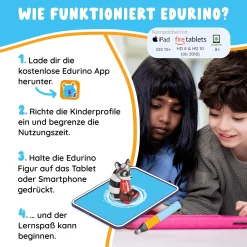 EDURINO Lernfigur Robin - Zahlen & Mengen*Kinder Lernspielzeug|Spielzeug Ab 4 Jahren