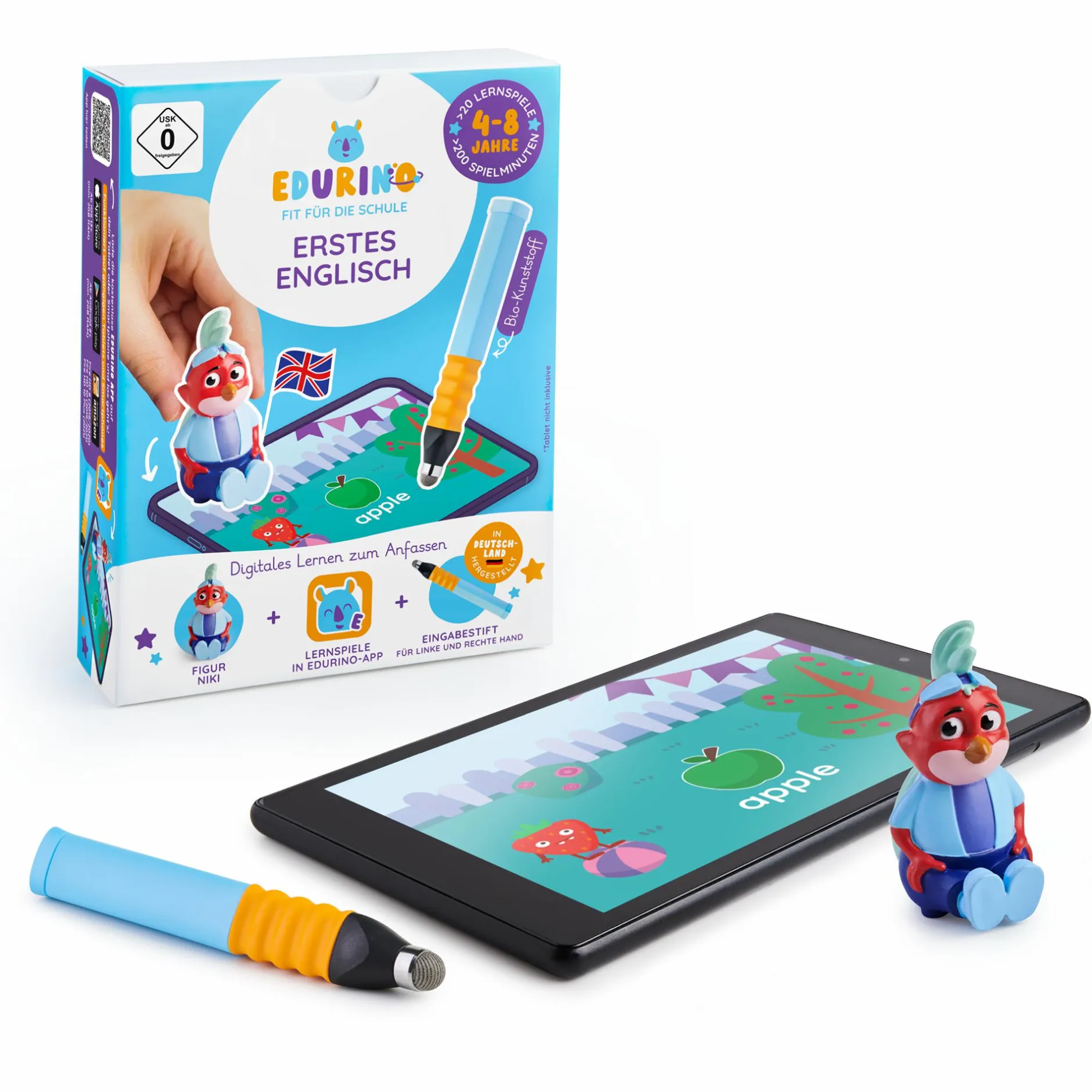 EDURINO Starterset Niki - Erstes Englisch*Kinder Lernspielzeug|Spielzeug Ab 4 Jahren