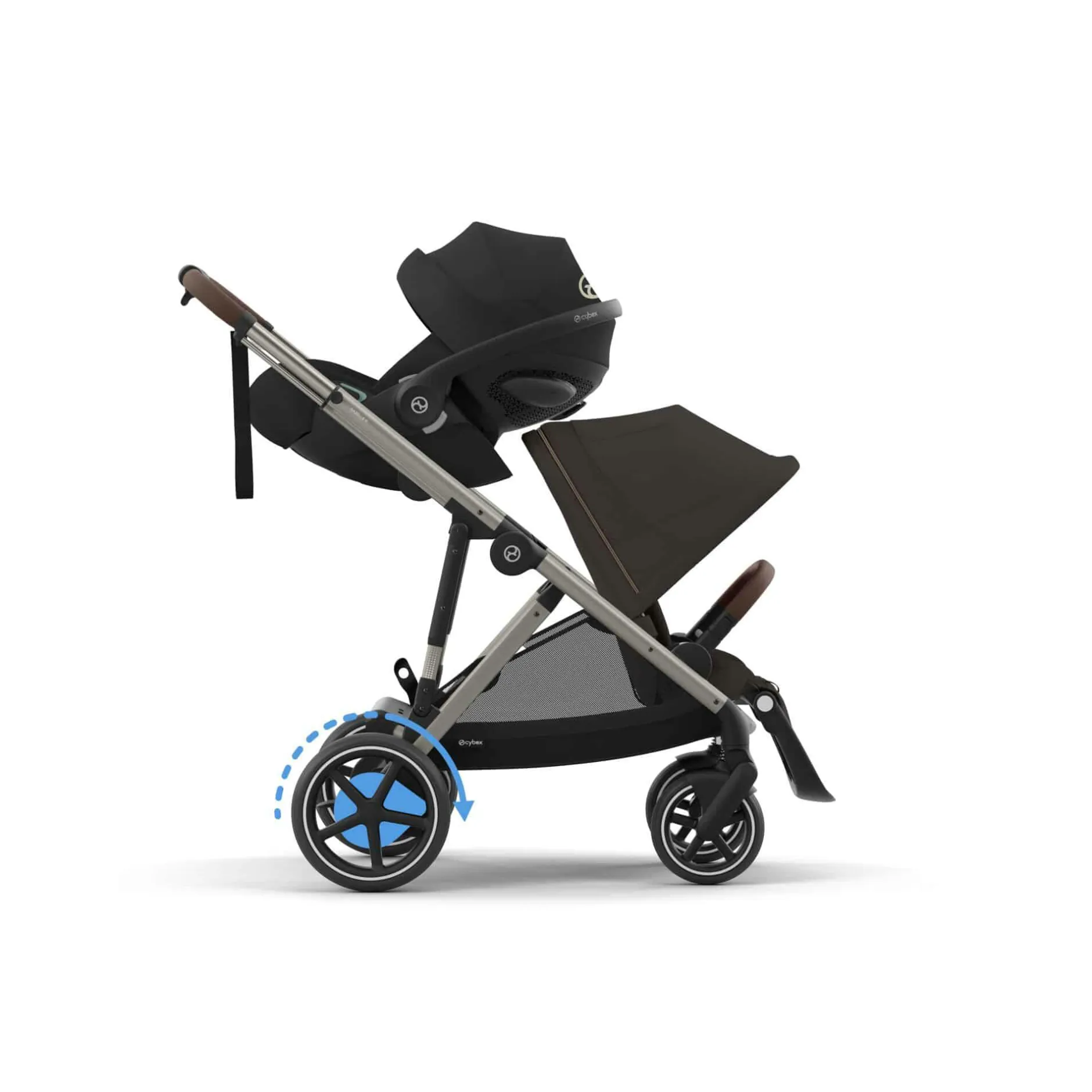 cybex e-Gazelle S Chocolate Brown*Kinder Buggys