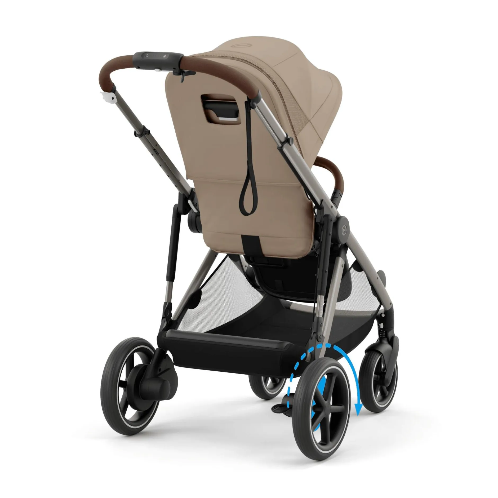 cybex eGazelle S Gestell Almond*Kinder Kombi-Kinderwagen