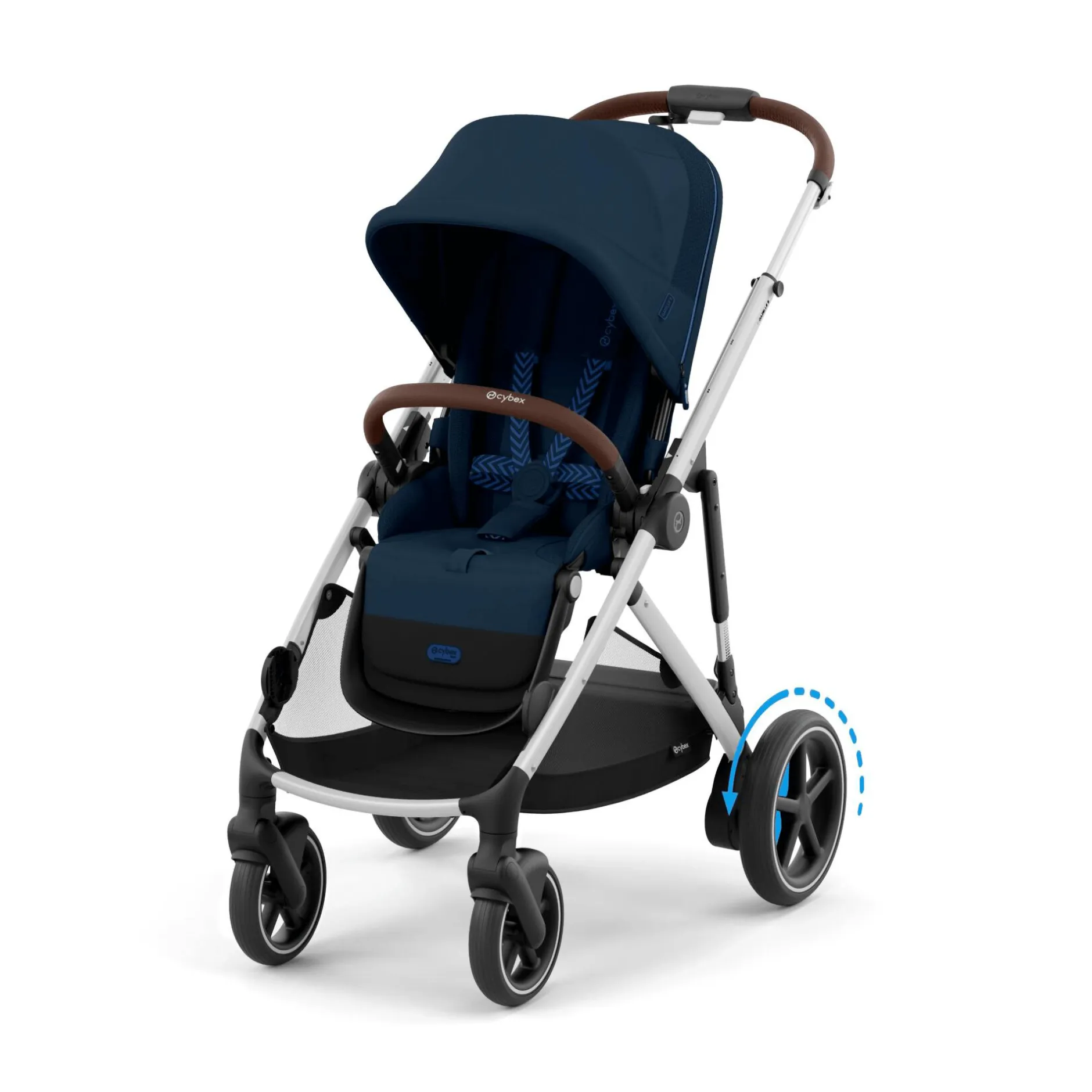 cybex eGazelle S Gestell Ocean Blue*Kinder Kombi-Kinderwagen
