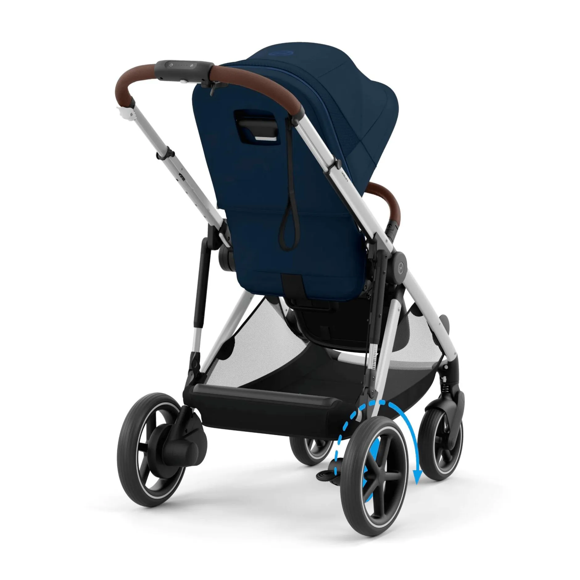 cybex eGazelle S Gestell Ocean Blue*Kinder Kombi-Kinderwagen
