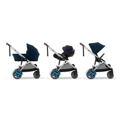 cybex eGazelle S Gestell Ocean Blue*Kinder Kombi-Kinderwagen