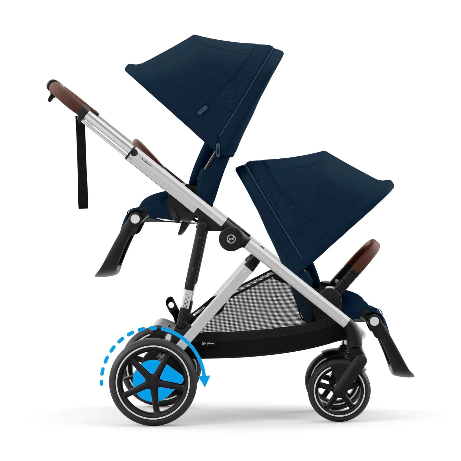 cybex eGazelle S Gestell Ocean Blue*Kinder Kombi-Kinderwagen