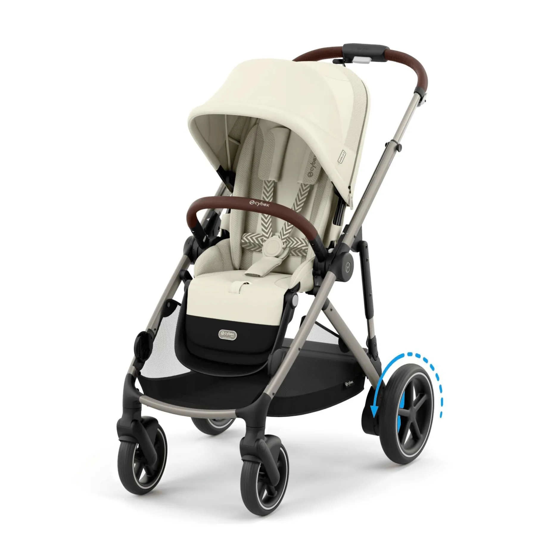 cybex eGazelle S Gestell Seashell*Kinder Kombi-Kinderwagen