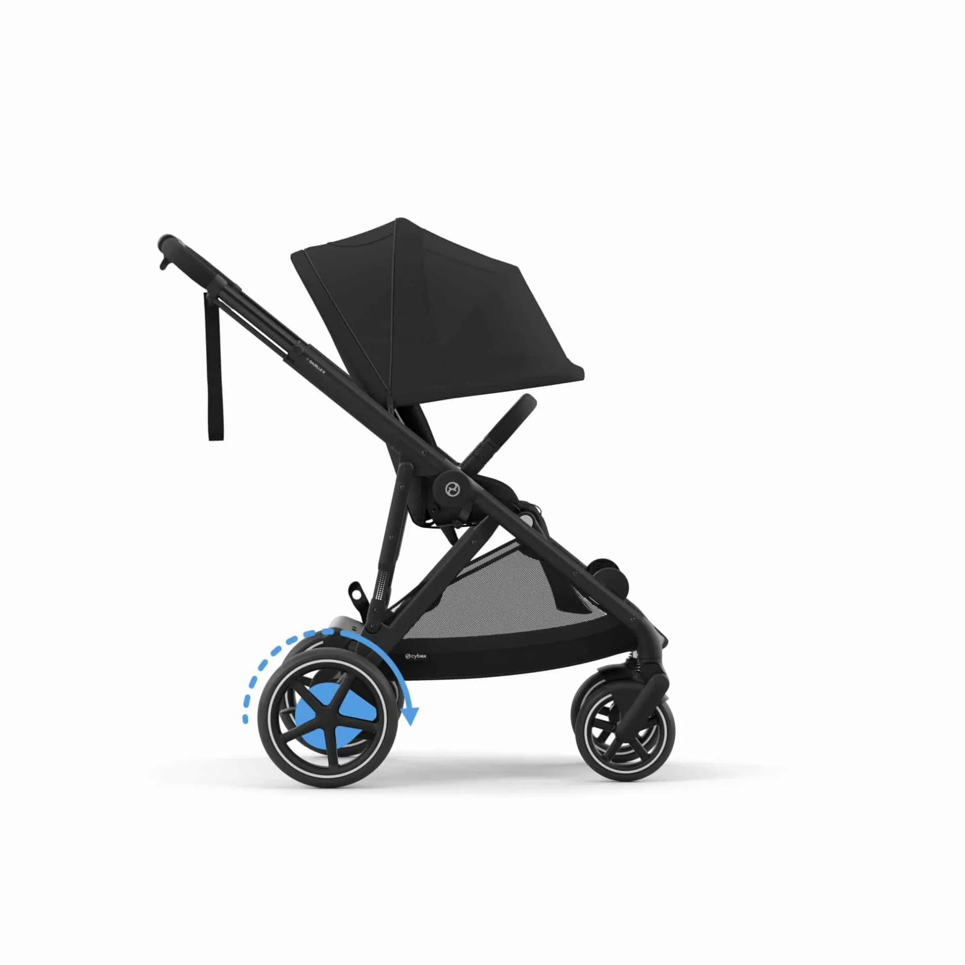 cybex e-Gazelle S Moon Black (Black Frame)*Kinder Buggys
