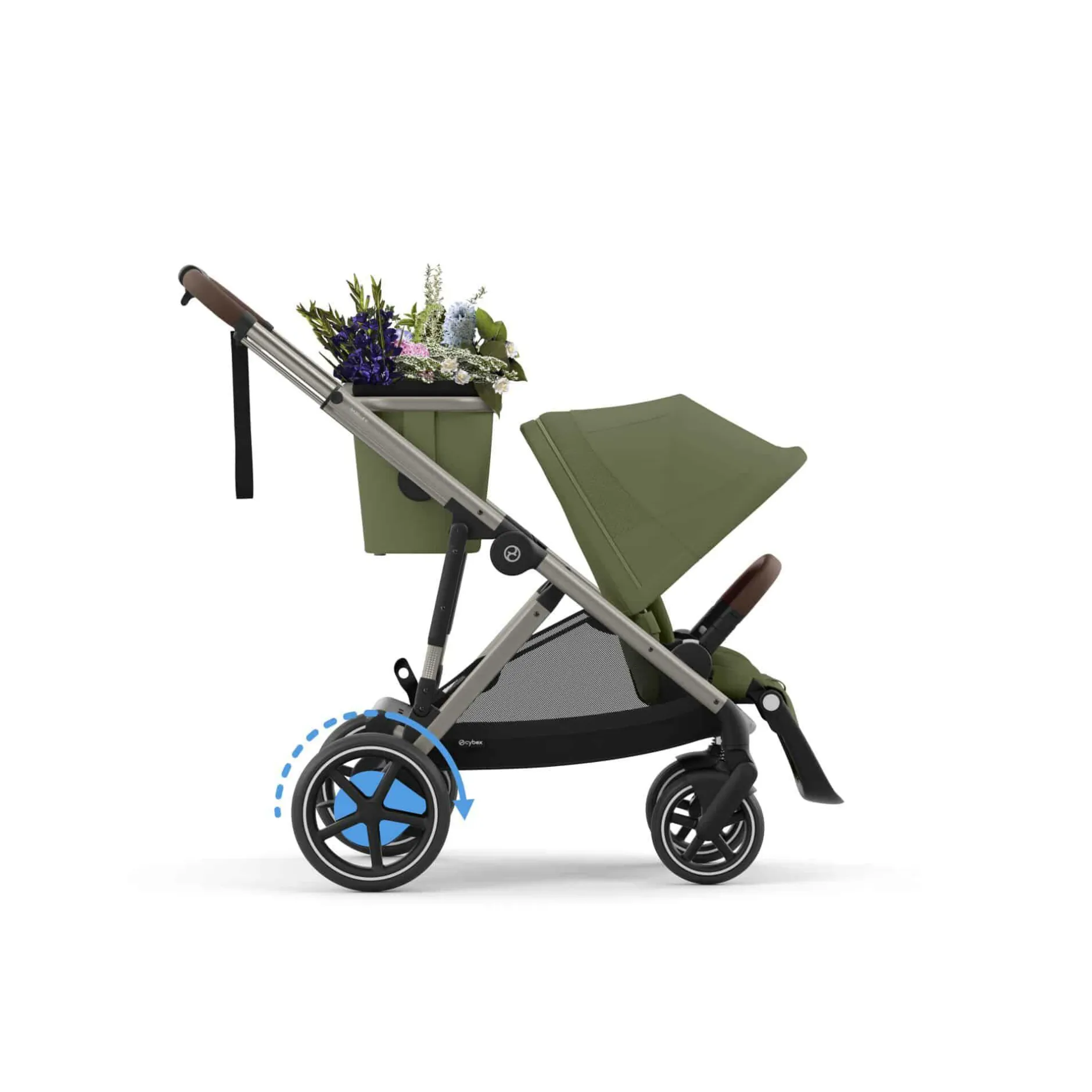 cybex e-Gazelle S Moss Green*Kinder Buggys