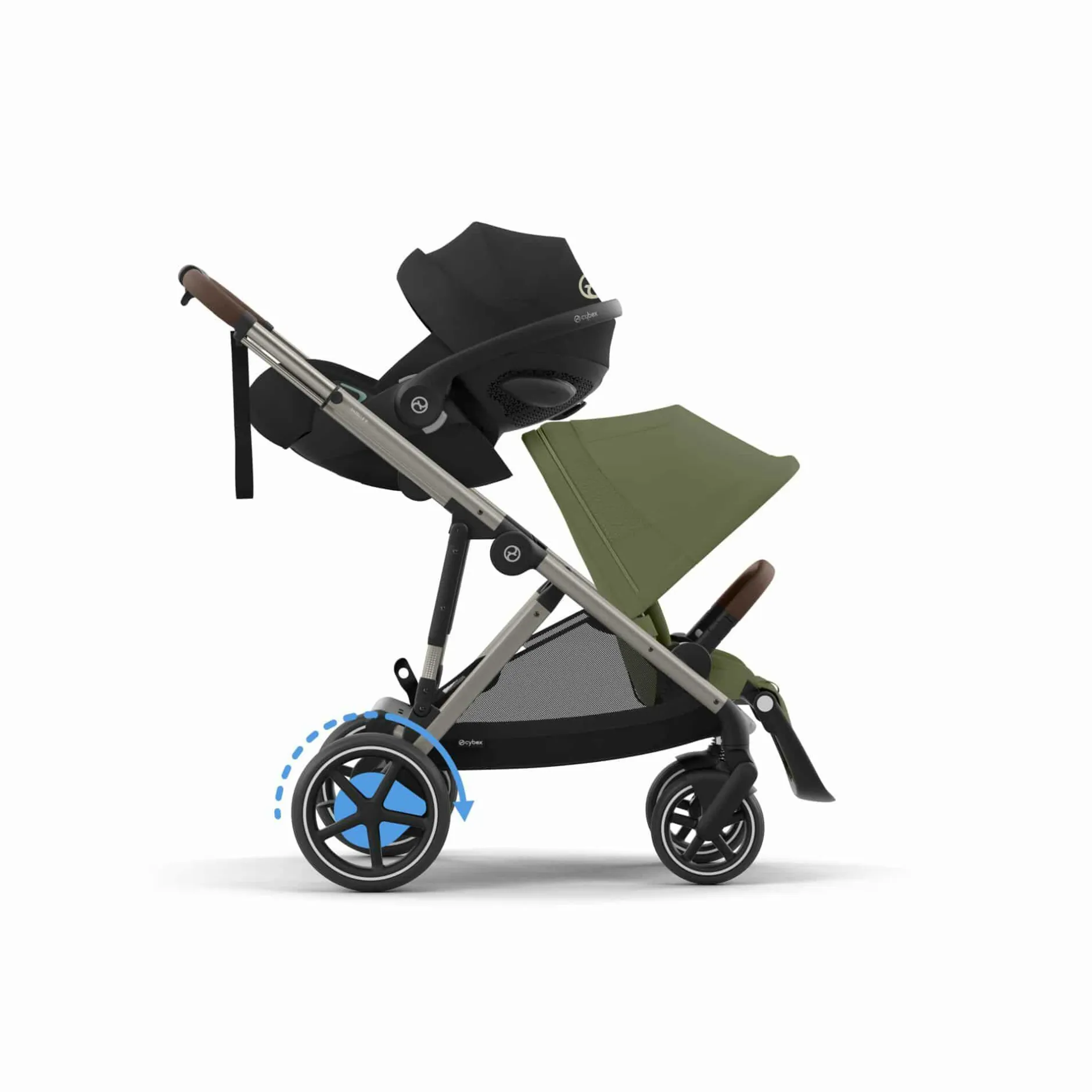 cybex e-Gazelle S Moss Green*Kinder Buggys