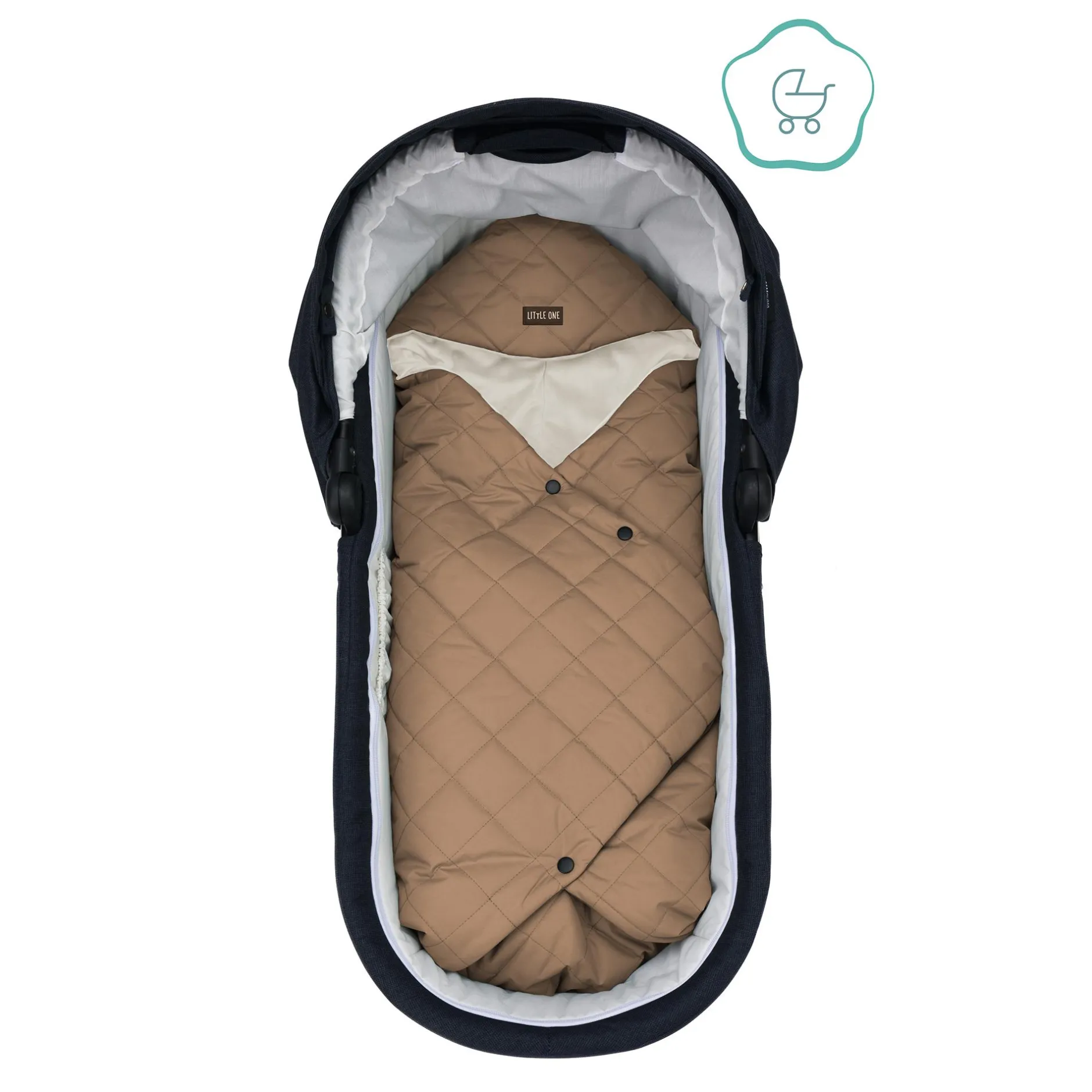 LITTLE ONE Einschlagdecke Cozy Toffee*Kinder Kindersitz Zubehör