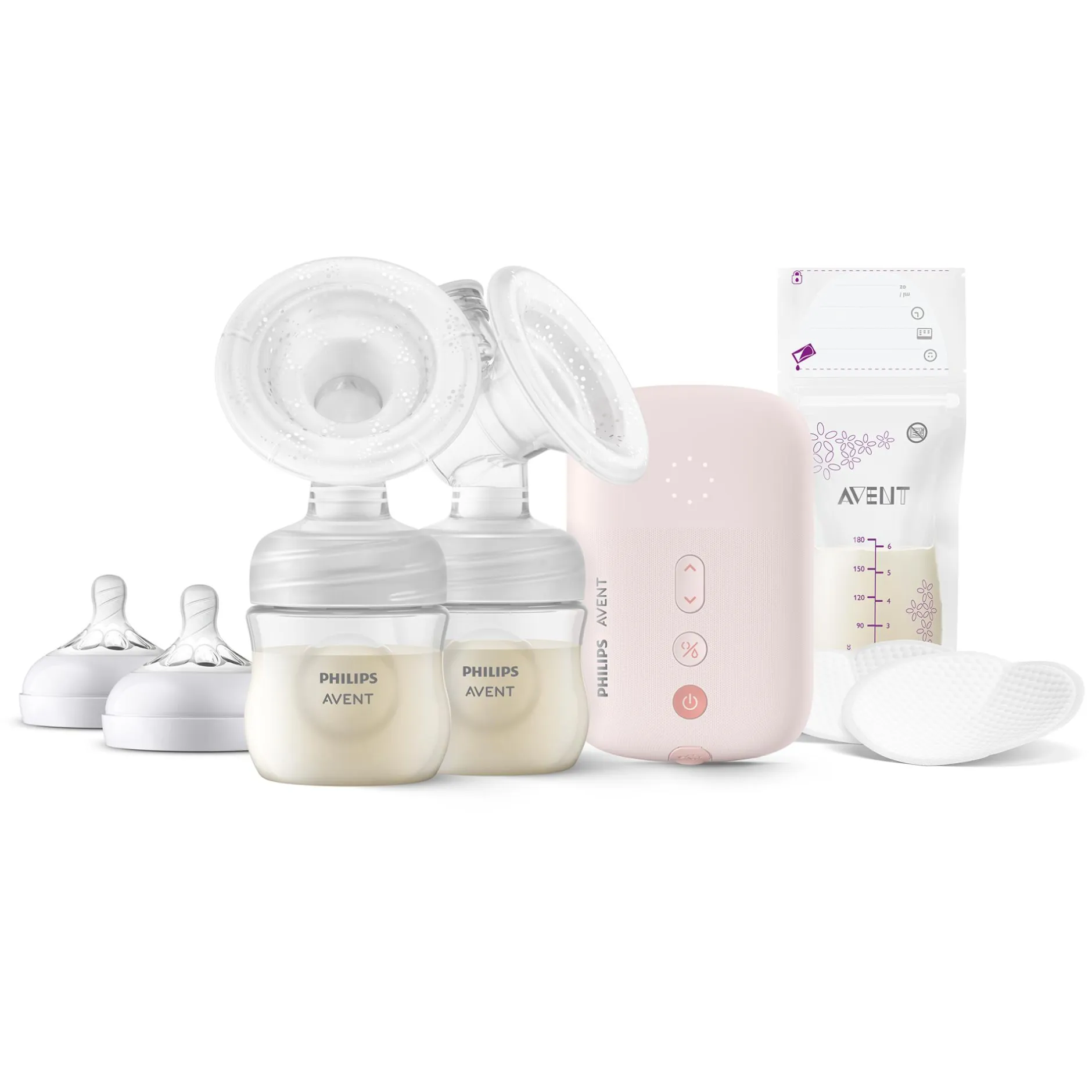 PHILIPS AVENT Elektrische Doppelmilchpumpe Natural Motion SCF397/31* Milchpumpen