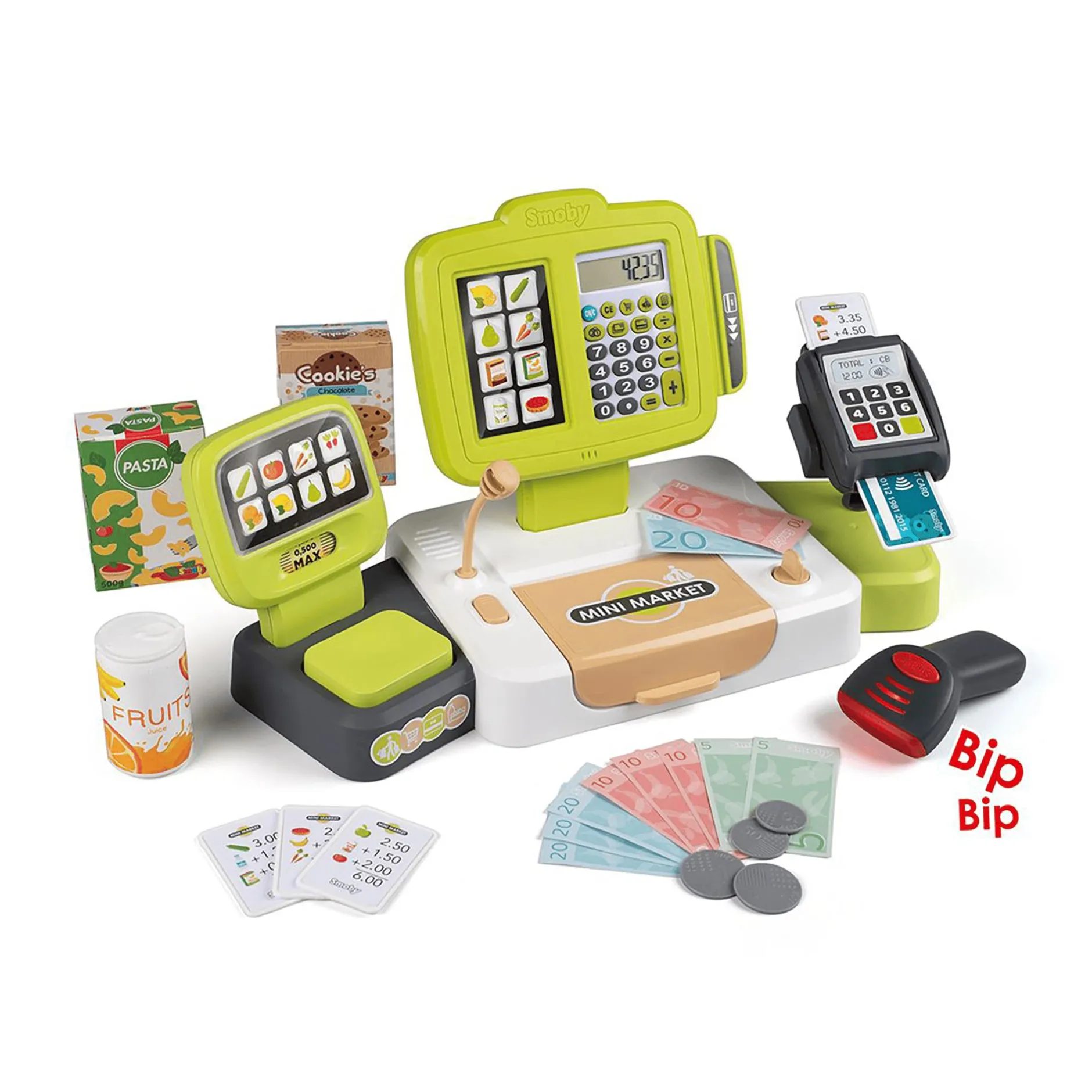 Smoby Elektronische Supermarktkasse XL*Kinder Rollenspiele|Elektronisches Spielzeug