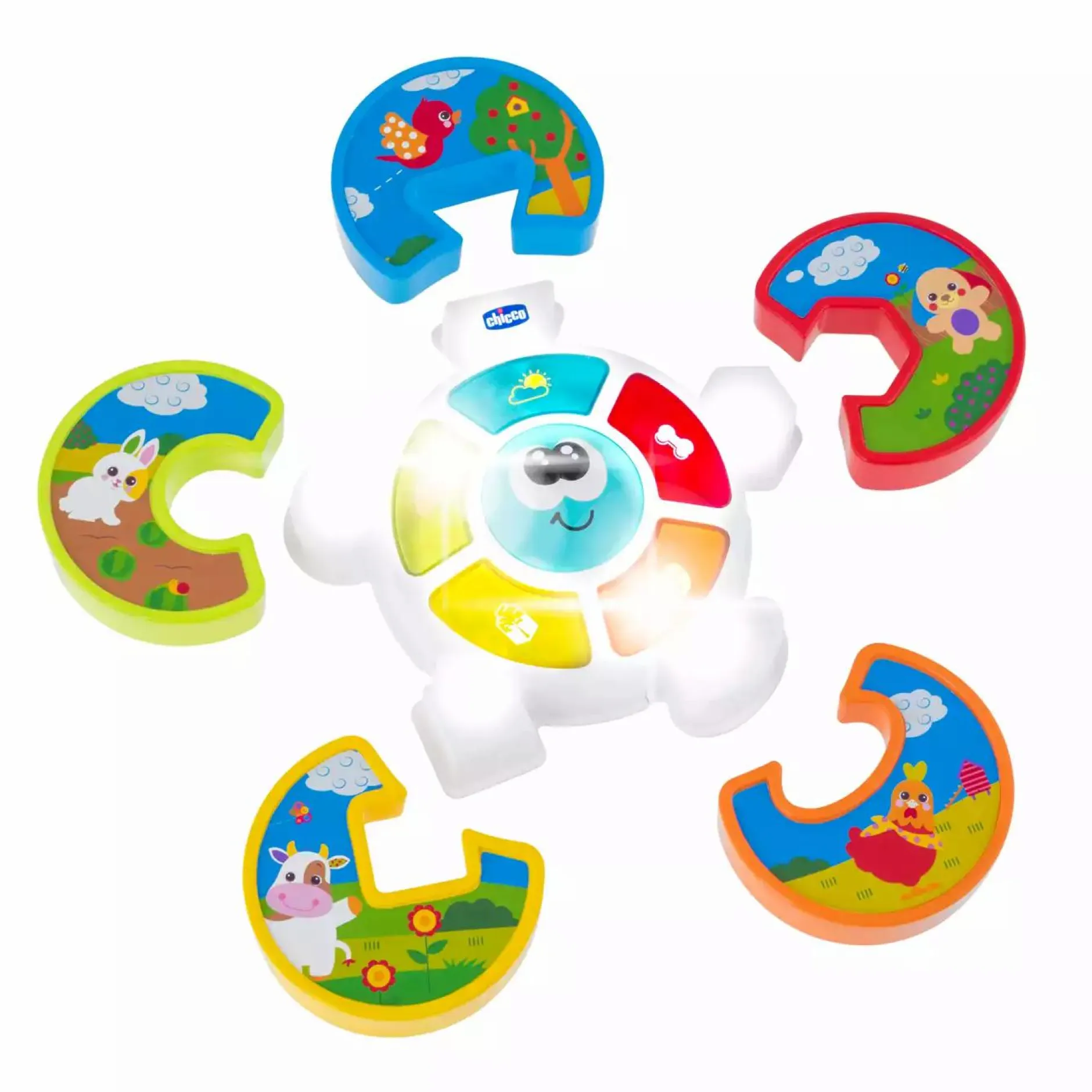 chicco Elektronisches Puzzle - Errate das Tier*Kinder Lernspielzeug|Elektronisches Spielzeug