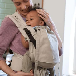 ELSA & EMIL Babytrage HUGIFY Halfbuckle Kängurubeige* Babytragen